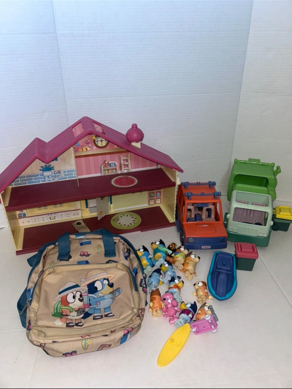 Disney’s Bluey huge lot of characters cars and house